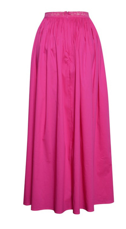 Juliette pink skirt set x Hot Pink