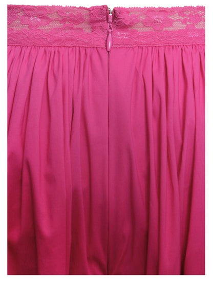 Juliette pink skirt set x Hot Pink